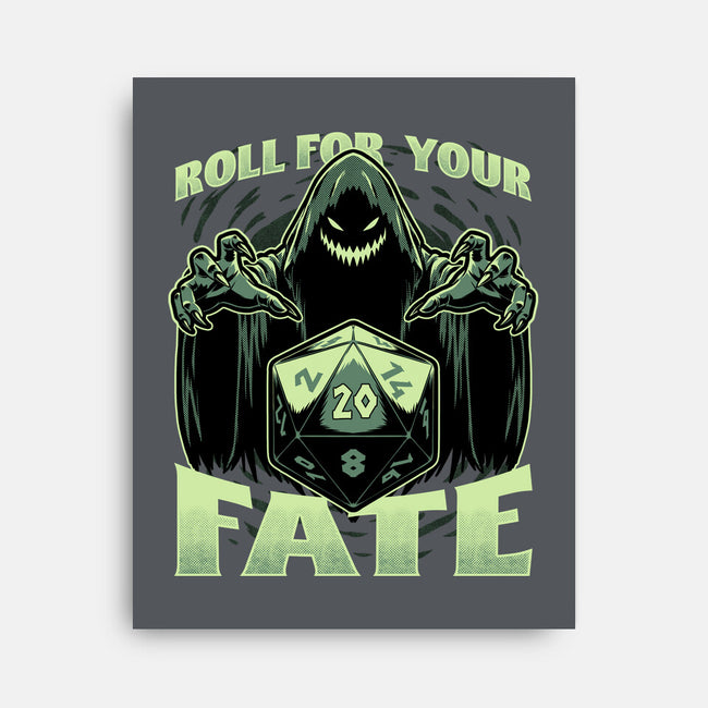 RPG Dice Fate-None-Stretched-Canvas-Studio Mootant