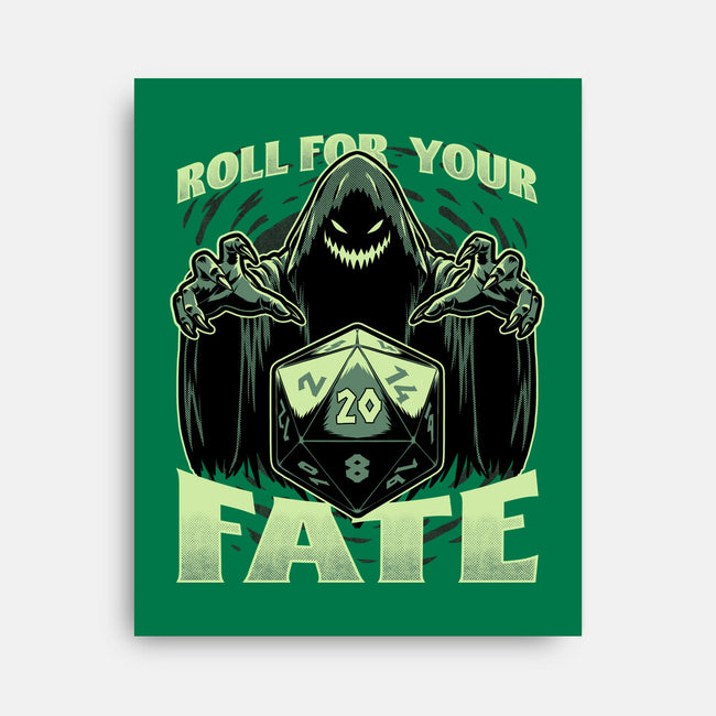 RPG Dice Fate-None-Stretched-Canvas-Studio Mootant