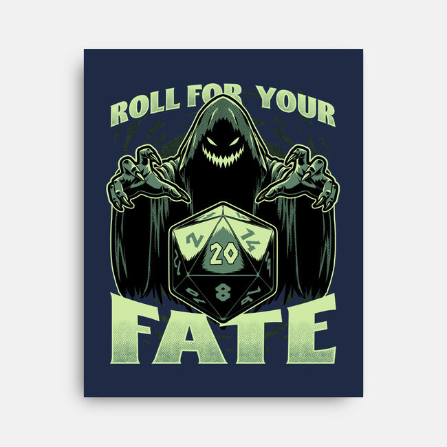 RPG Dice Fate-None-Stretched-Canvas-Studio Mootant