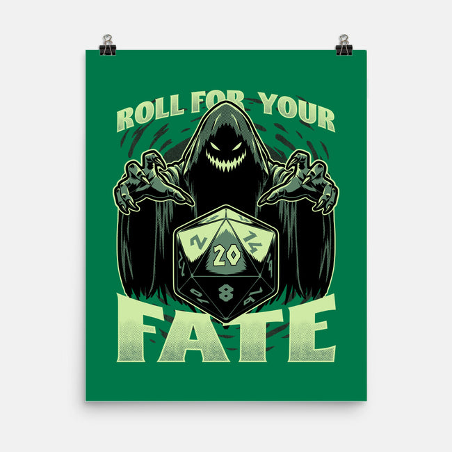 RPG Dice Fate-None-Matte-Poster-Studio Mootant