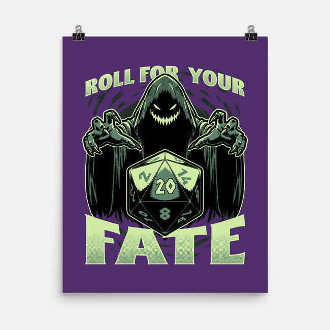 RPG Dice Fate-None-Matte-Poster-Studio Mootant