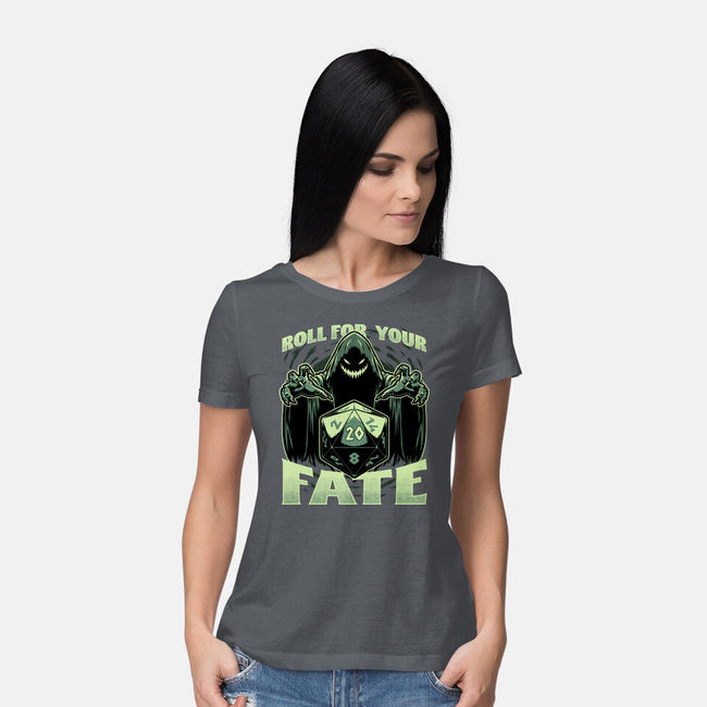 RPG Dice Fate-Womens-Basic-Tee-Studio Mootant
