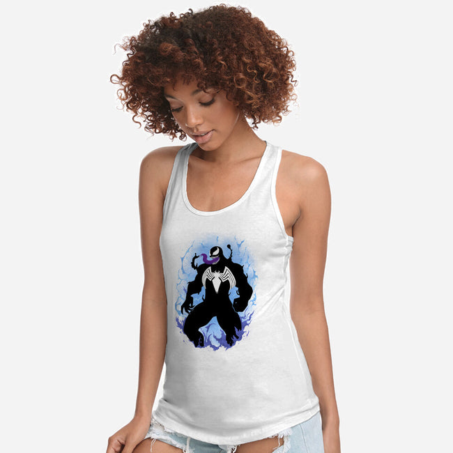 The Black Host-Womens-Racerback-Tank-MaxoArt