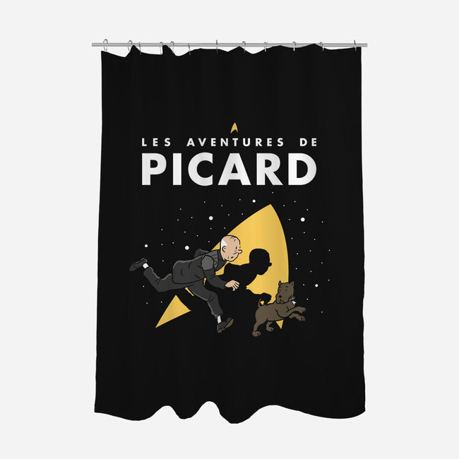 Les Adventures-None-Polyester-Shower Curtain-demonigote