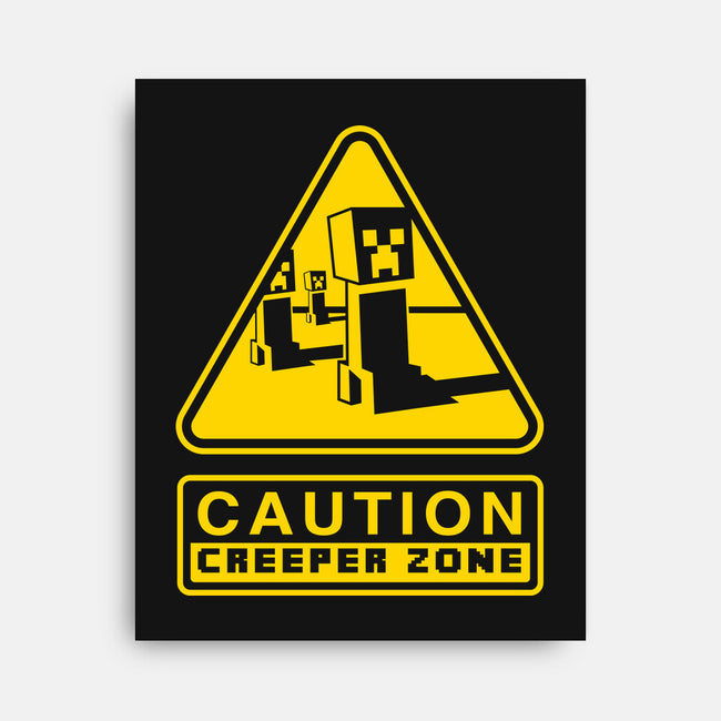 Danger Creeper-None-Stretched-Canvas-demonigote