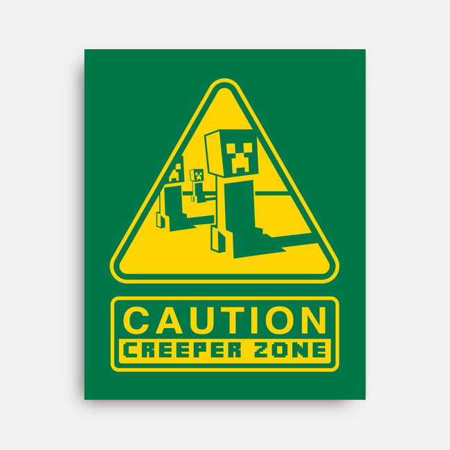 Danger Creeper-None-Stretched-Canvas-demonigote
