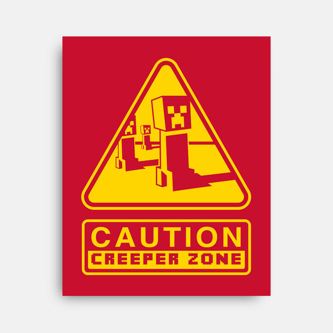 Danger Creeper-None-Stretched-Canvas-demonigote