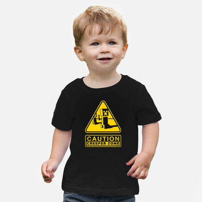 Danger Creeper-Baby-Basic-Tee-demonigote