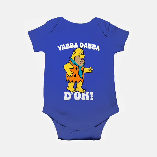 Modern Stone Age Stupid-Baby-Basic-Onesie-Boggs Nicolas
