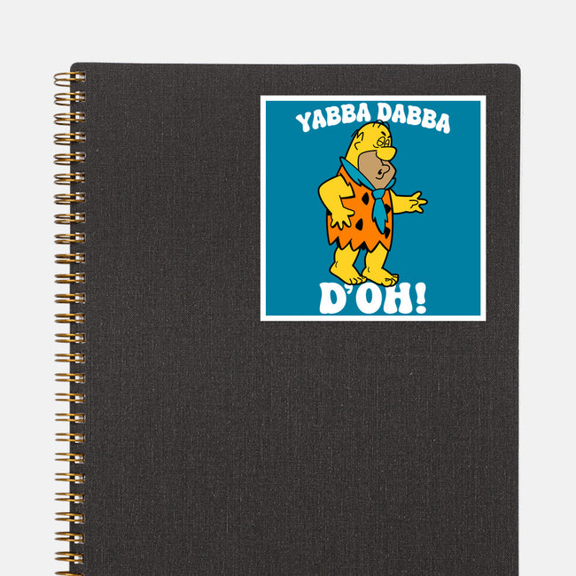 Modern Stone Age Stupid-None-Glossy-Sticker-Boggs Nicolas