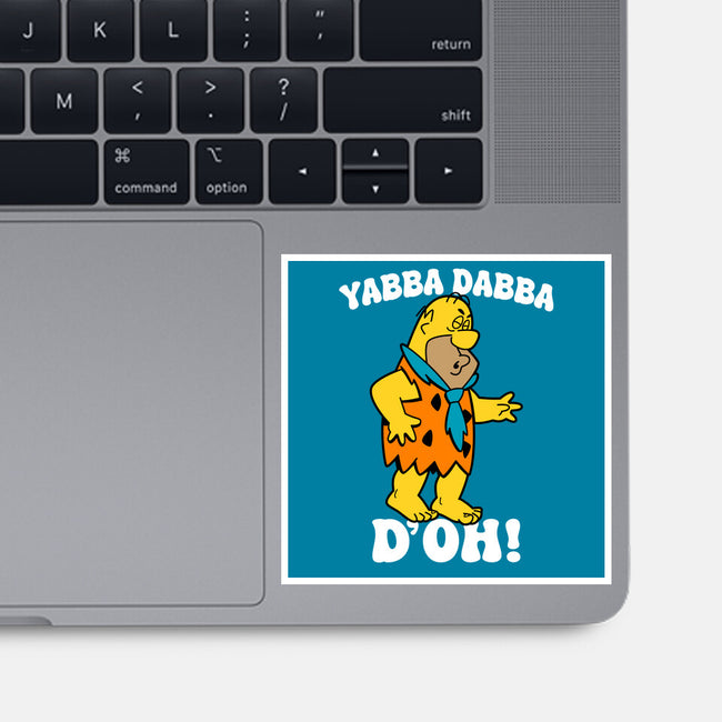 Modern Stone Age Stupid-None-Glossy-Sticker-Boggs Nicolas