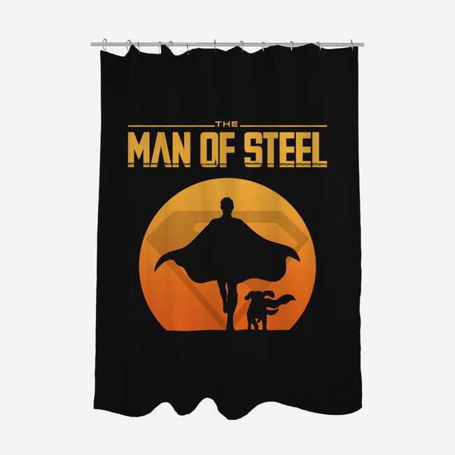 The Man Of Steelian-None-Polyester-Shower Curtain-Boggs Nicolas