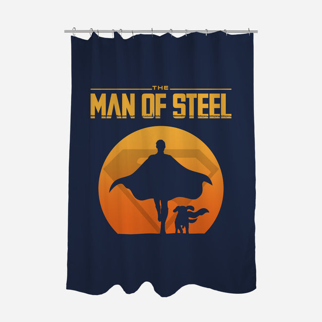 The Man Of Steelian-None-Polyester-Shower Curtain-Boggs Nicolas