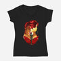 Paintress Expeditioner-Womens-V-Neck-Tee-hypertwenty