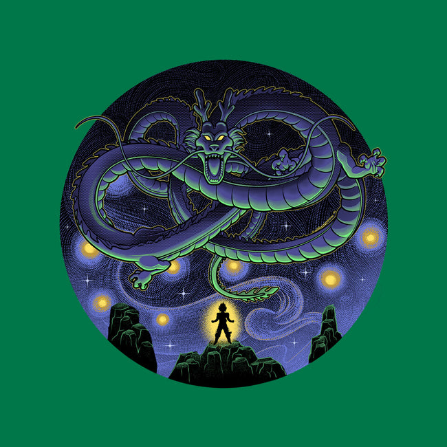 Shenron Starry Night-Mens-Basic-Tee-Astrobot Invention