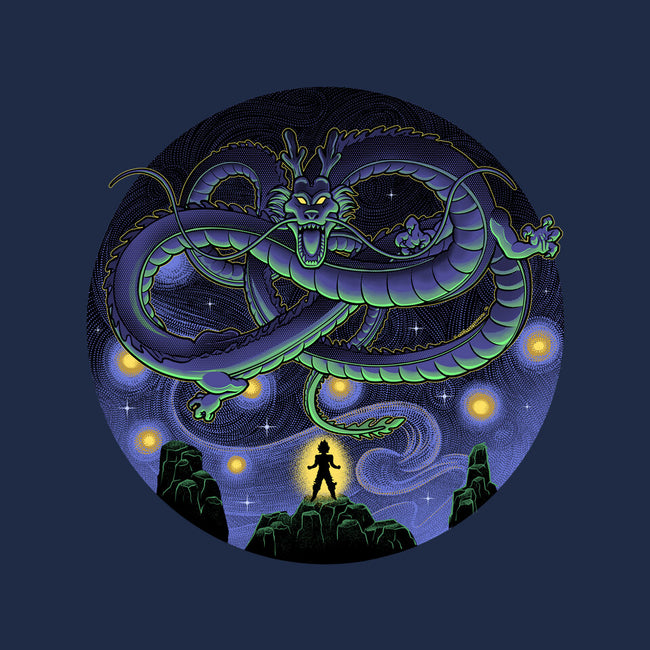Shenron Starry Night-Mens-Basic-Tee-Astrobot Invention
