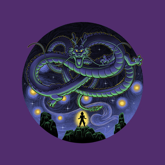 Shenron Starry Night-Mens-Basic-Tee-Astrobot Invention