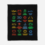 Warning Lights-None-Fleece-Blanket-kg07