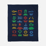 Warning Lights-None-Fleece-Blanket-kg07
