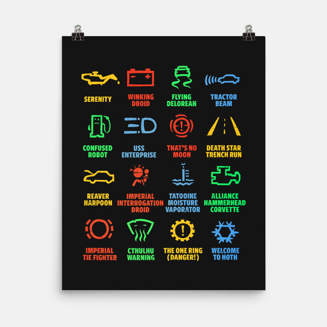 Warning Lights-None-Matte-Poster-kg07