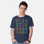 Warning Lights-Mens-Basic-Tee-kg07