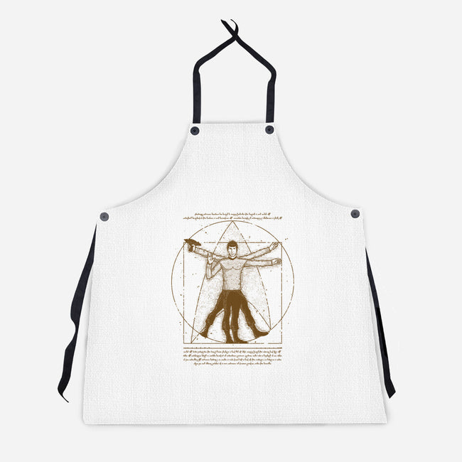 The Vulcan Man-Unisex-Kitchen-Apron-retrodivision