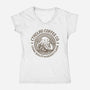 Cthulhu Coffee Co-Womens-V-Neck-Tee-dfonseca