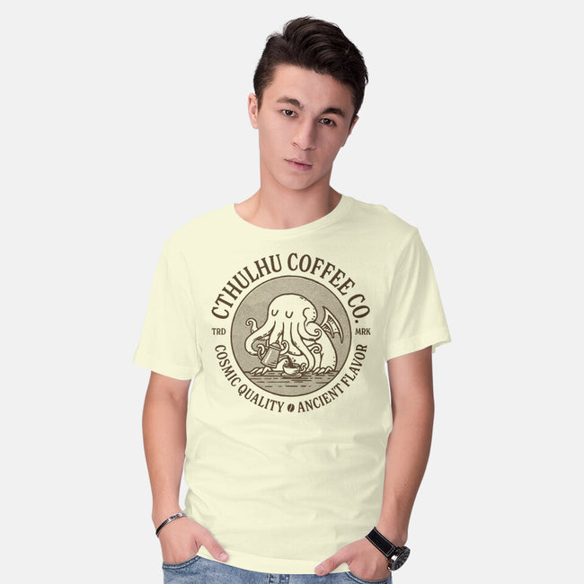 Cthulhu Coffee Co-Mens-Basic-Tee-dfonseca