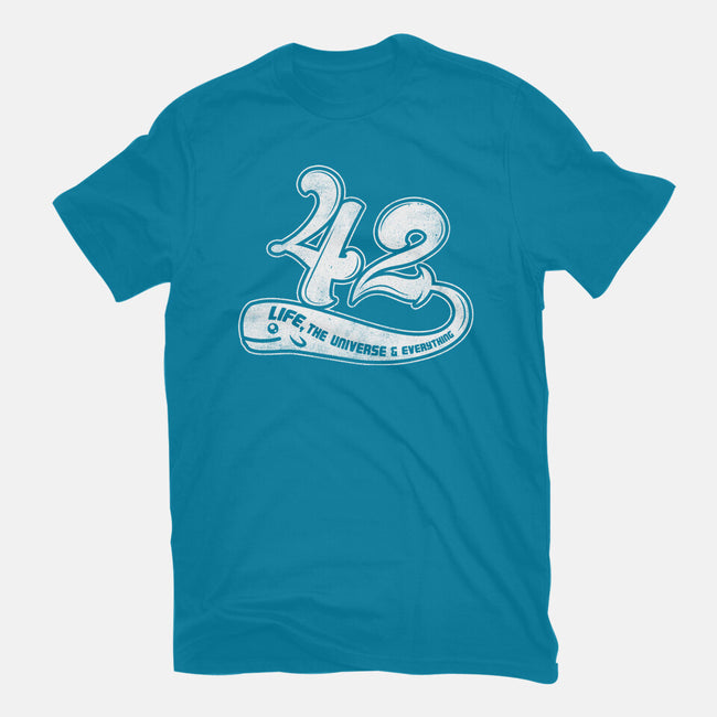 Whale 42-Womens-Fitted-Tee-rocketman_art