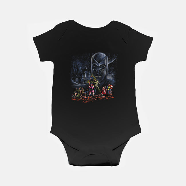 Dungeons Wars-Baby-Basic-Onesie-zascanauta