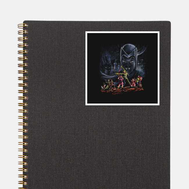 Dungeons Wars-None-Glossy-Sticker-zascanauta