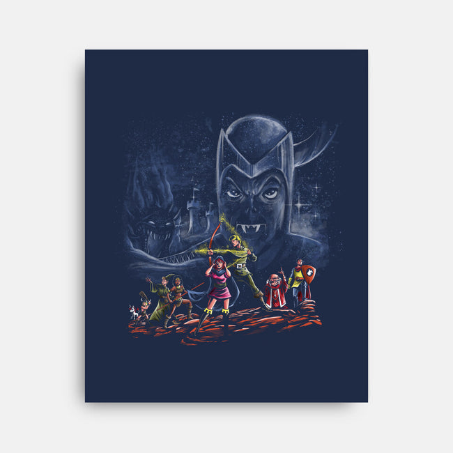 Dungeons Wars-None-Stretched-Canvas-zascanauta