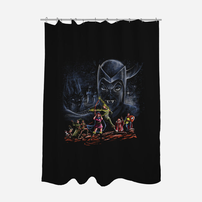 Dungeons Wars-None-Polyester-Shower Curtain-zascanauta
