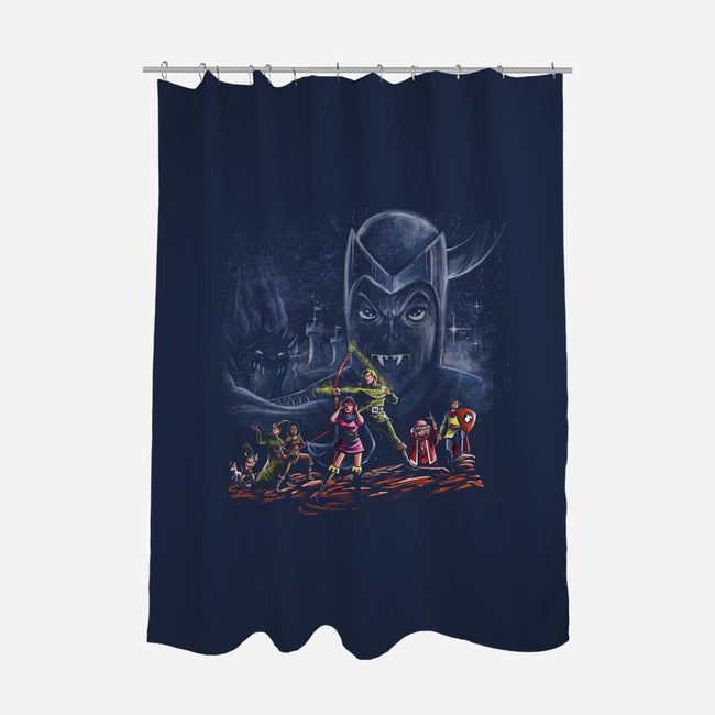 Dungeons Wars-None-Polyester-Shower Curtain-zascanauta