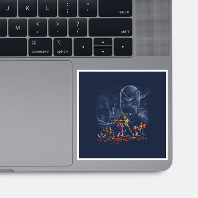 Dungeons Wars-None-Glossy-Sticker-zascanauta