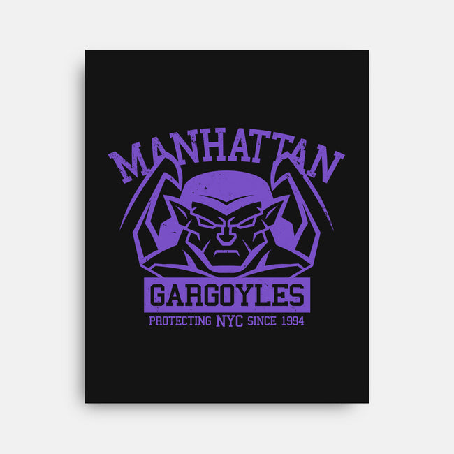 Manhattan Gargoyles-None-Stretched-Canvas-Boggs Nicolas