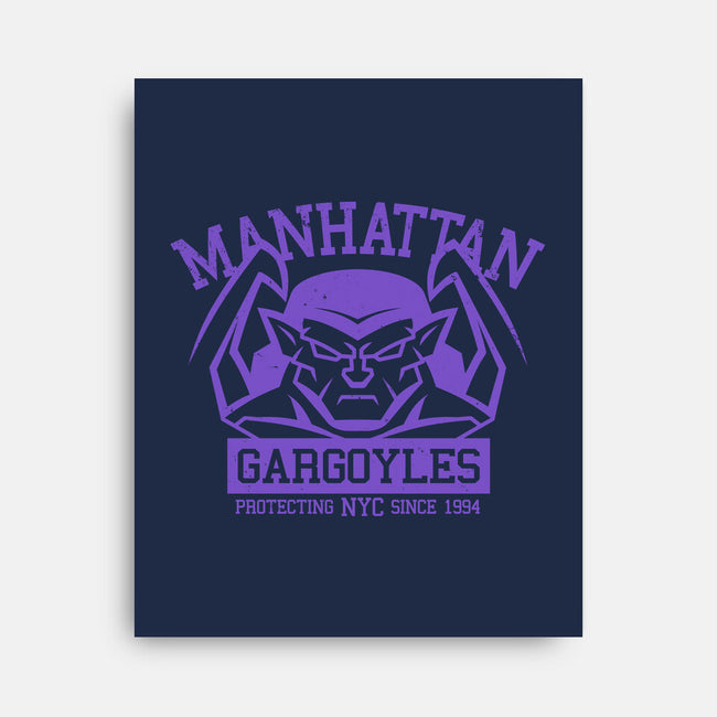 Manhattan Gargoyles-None-Stretched-Canvas-Boggs Nicolas