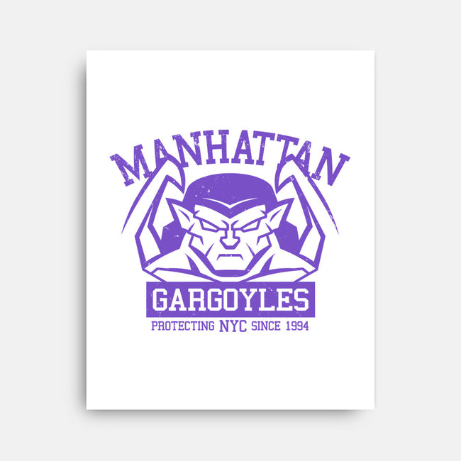 Manhattan Gargoyles-None-Stretched-Canvas-Boggs Nicolas