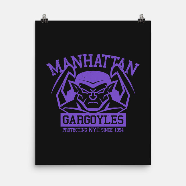 Manhattan Gargoyles-None-Matte-Poster-Boggs Nicolas