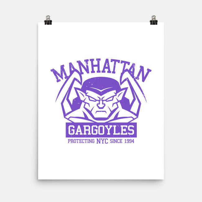 Manhattan Gargoyles-None-Matte-Poster-Boggs Nicolas