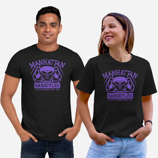 Manhattan Gargoyles-Unisex-Basic-Tee-Boggs Nicolas