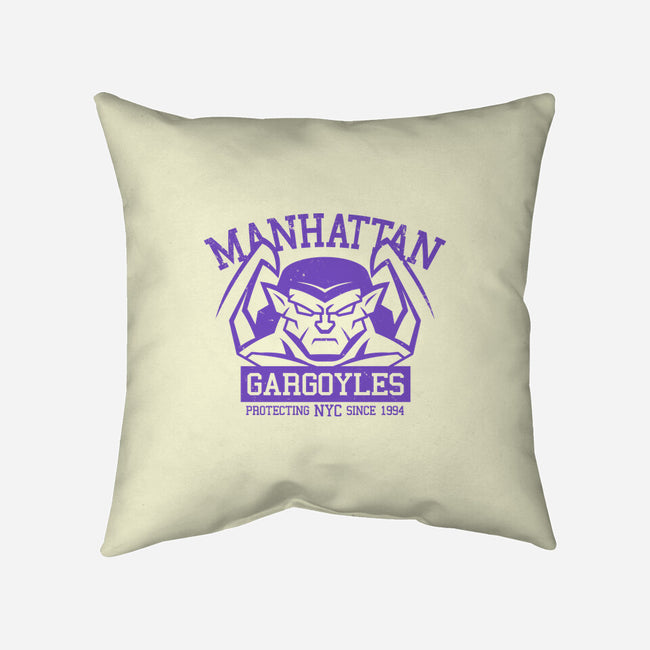 Manhattan Gargoyles-None-Removable Cover w Insert-Throw Pillow-Boggs Nicolas