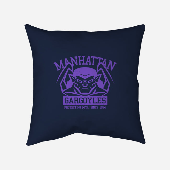 Manhattan Gargoyles-None-Removable Cover w Insert-Throw Pillow-Boggs Nicolas