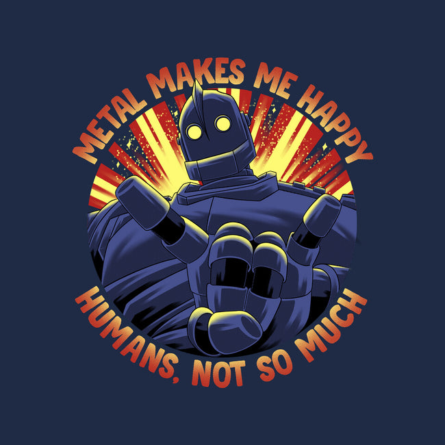 Metal Makes Me Happy-Mens-Basic-Tee-rmatix