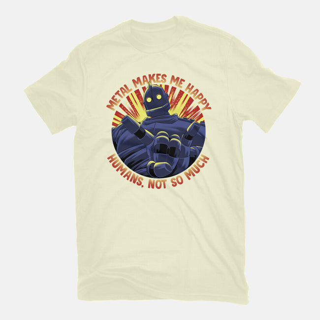 Metal Makes Me Happy-Mens-Basic-Tee-rmatix