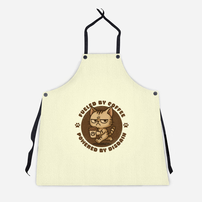 Fueled By Coffee-Unisex-Kitchen-Apron-Lorets