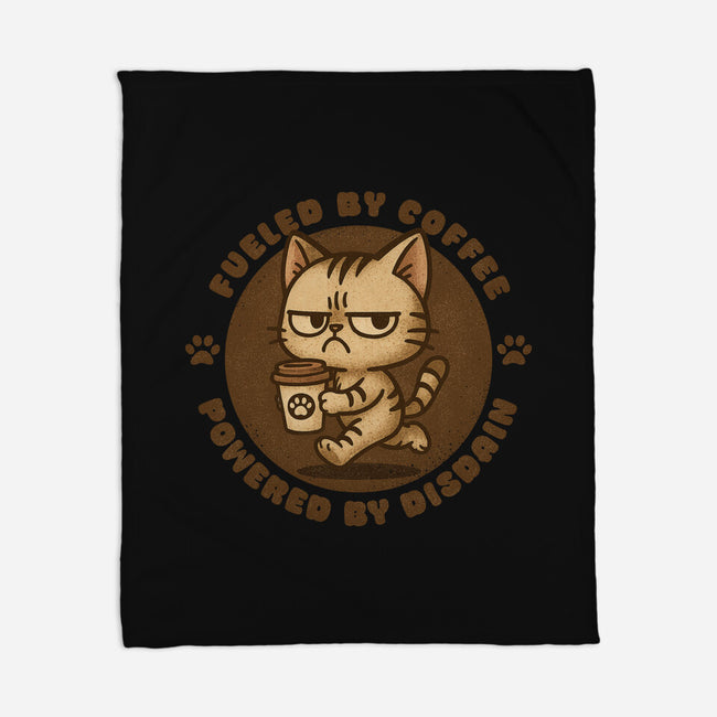 Fueled By Coffee-None-Fleece-Blanket-Lorets