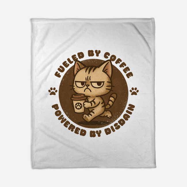 Fueled By Coffee-None-Fleece-Blanket-Lorets