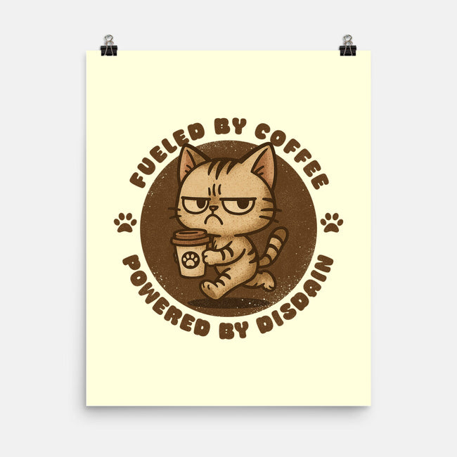 Fueled By Coffee-None-Matte-Poster-Lorets