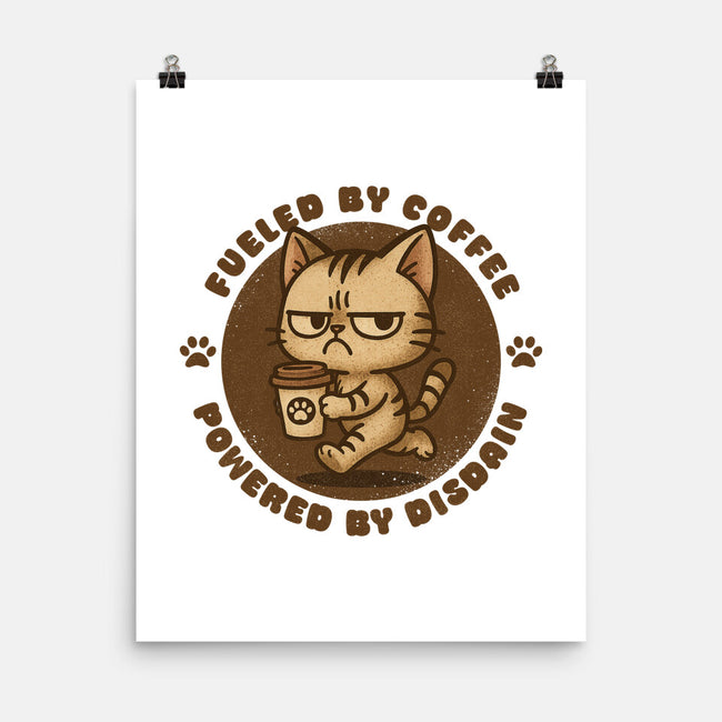 Fueled By Coffee-None-Matte-Poster-Lorets